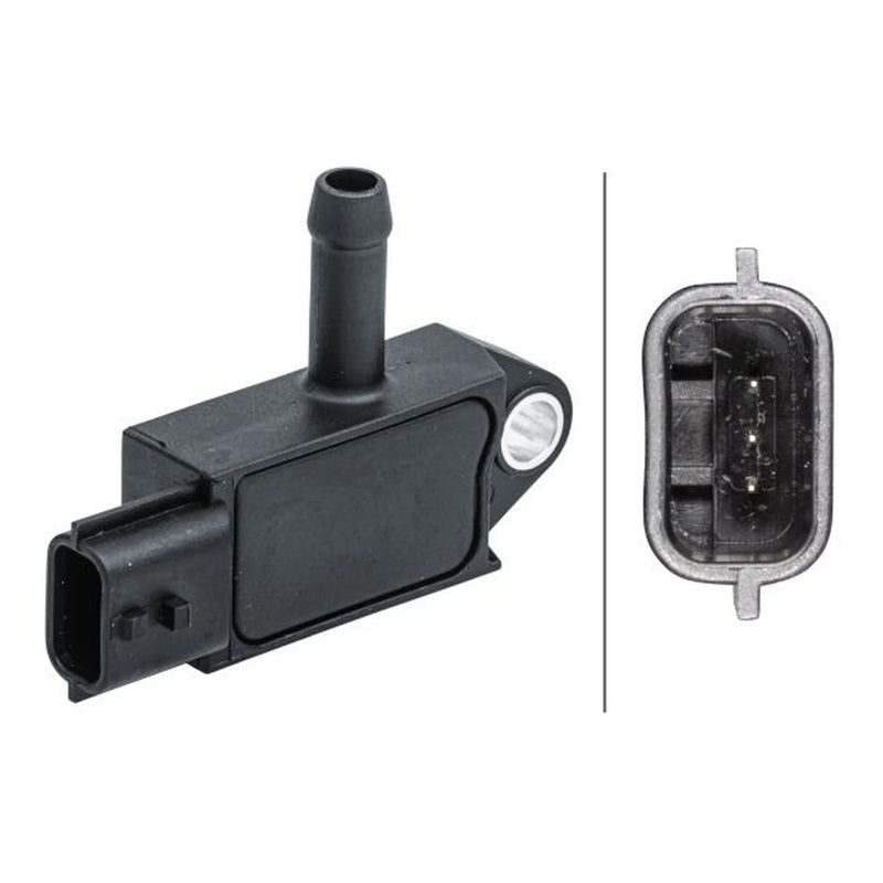 Hella Exhaust Pressure Sensor before soot particulate filter fits Infiniti Fx