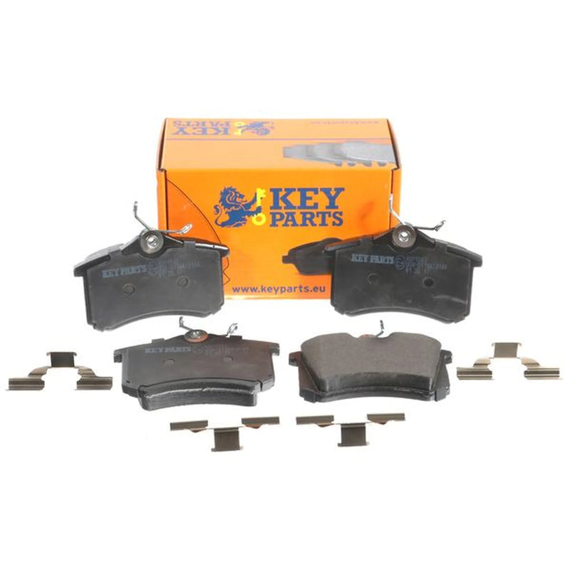 Key Parts Rear Brake Solid Discs & Pads fits Seat Ibiza 1996-2002 1.6 1.8
