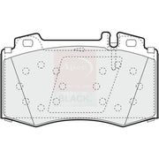 Apec Black Front Brake Pad Set fits Mercedes-Benz M-Class 1998-2005