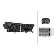 Hella Headlight Headlamp LED Left fits BMW Ix 2021-2022