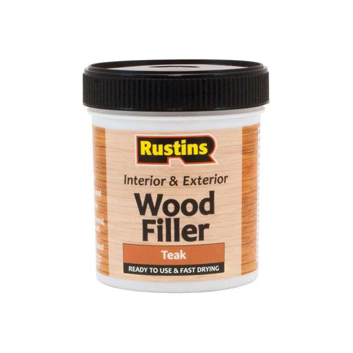 Rustins Acrylic Wood Filler Teak 250ml Rustins - NN4 Online
