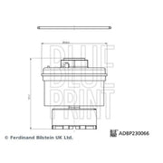 Blue Print Fuel Filter Element
