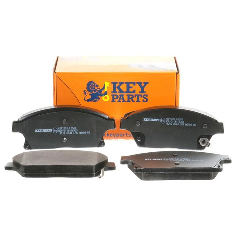 Key Parts 4 x Front Brake Pad Set fits Cadillac Ats 2013 on 2.0