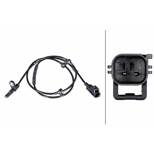 Hella ABS Wheel Speed Sensor Front fits Land Rover Discovery Sport 2014-2015