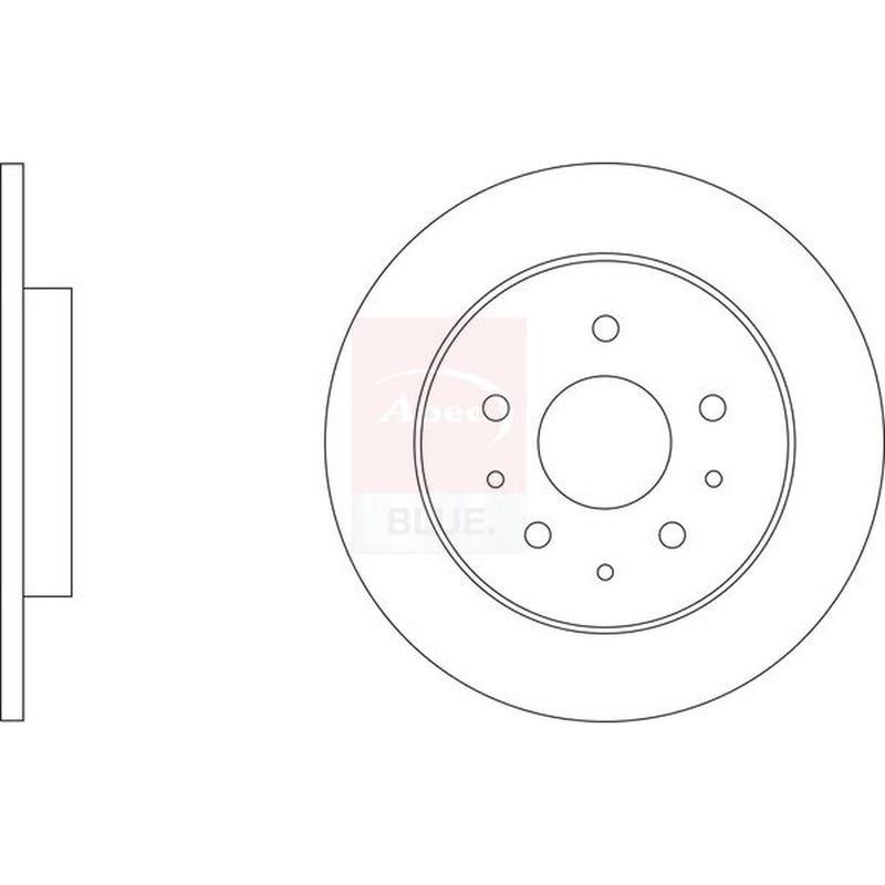 Apec Front & Rear Brake Discs & Pads fits Mazda CX-3 2015-2018 1.5 2.0