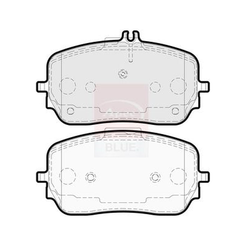 Apec Front Brake Pad Set fits Mercedes-Benz Gle 2018-2023