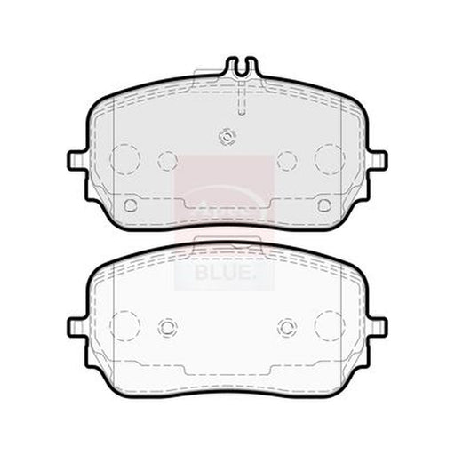 Apec Front Brake Pad Set fits Mercedes-Benz Gle 2018-2023