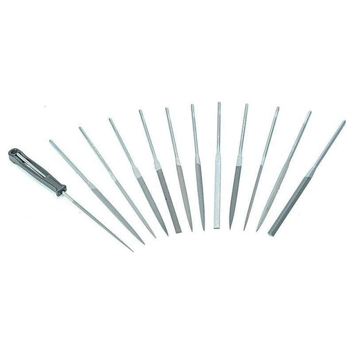 Bahco 2-472-16-2-0 Needle Set of 12 Cut 2 Smoot 160mm (6.2in) Bahco - NN4 Online