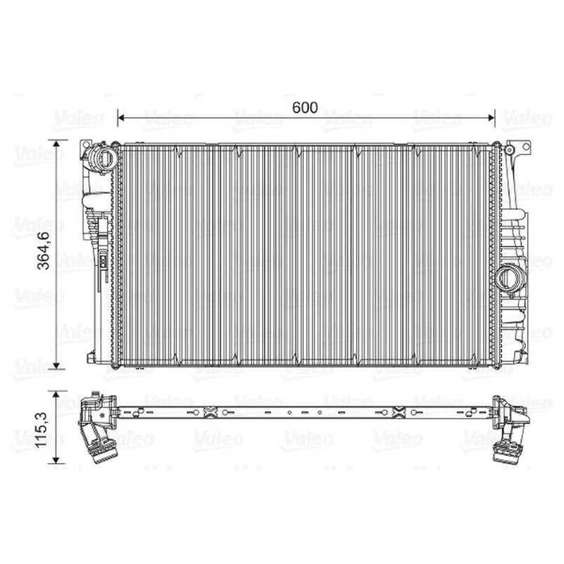 Valeo Engine Radiator 735451