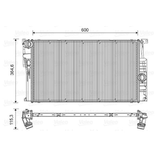 Valeo Engine Radiator 735451