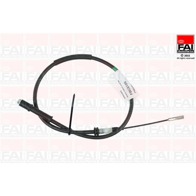FAI Handbrake Cable Left Rear fits Mercedes-Benz V-Class 1996-2003