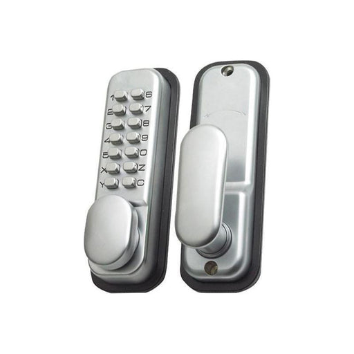 Yale Locks P-DL02-SC Push Button Door Lock Chrome Finish Hold Open Function Yale Locks - NN4 Online
