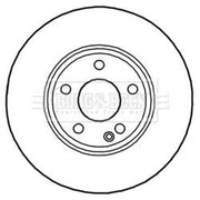 Borg & Beck Front & Rear Brake Discs & Pads fits Mercedes-Benz Cla 2013-2019