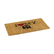 MDS1203 Reimo I Love My Caravan coconut door Mat 51651 UK Camping And Leisure - Dynamic Drive