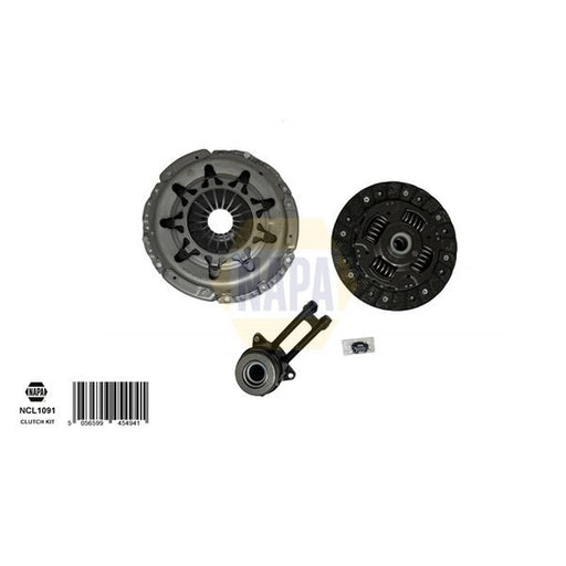 NAPA Clutch Kit Set 3pc fits Ford B-Max 2012-2017 1.5 1.6