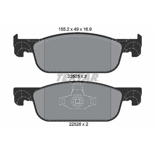 Textar Front Brake Pad Set 2252501