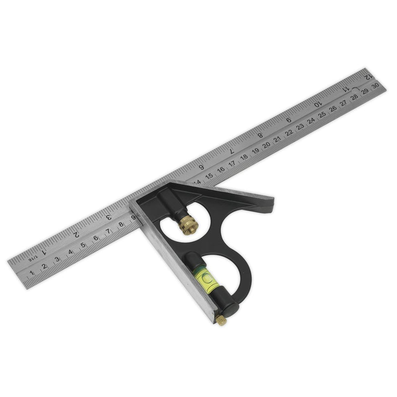 Sealey Combination Square 300mm AK6095 Sealey - Dynamic Drive