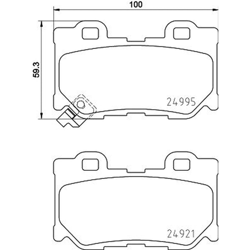 Mintex Front & Rear Brake Discs & Pads fits Infiniti Q70 2013-2014 2.2 3.0 3.7