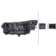 Hella Headlight Headlamp LED Right fits BMW X1 2022 on