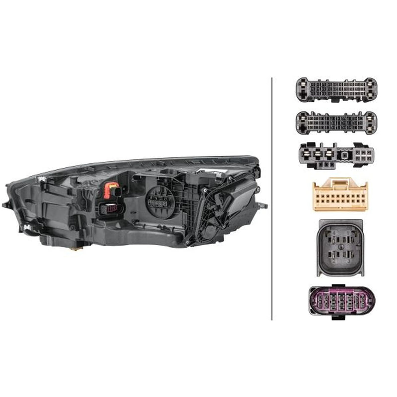 Hella Headlight Headlamp LED Right fits Audi A7 2010-2018 1.8 2.0 2.8 3.0