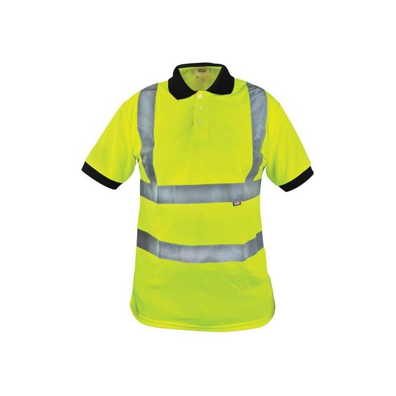 Scan Hi-Vis Yellow Polo Shirt - M (40in) Scan - NN4 Online