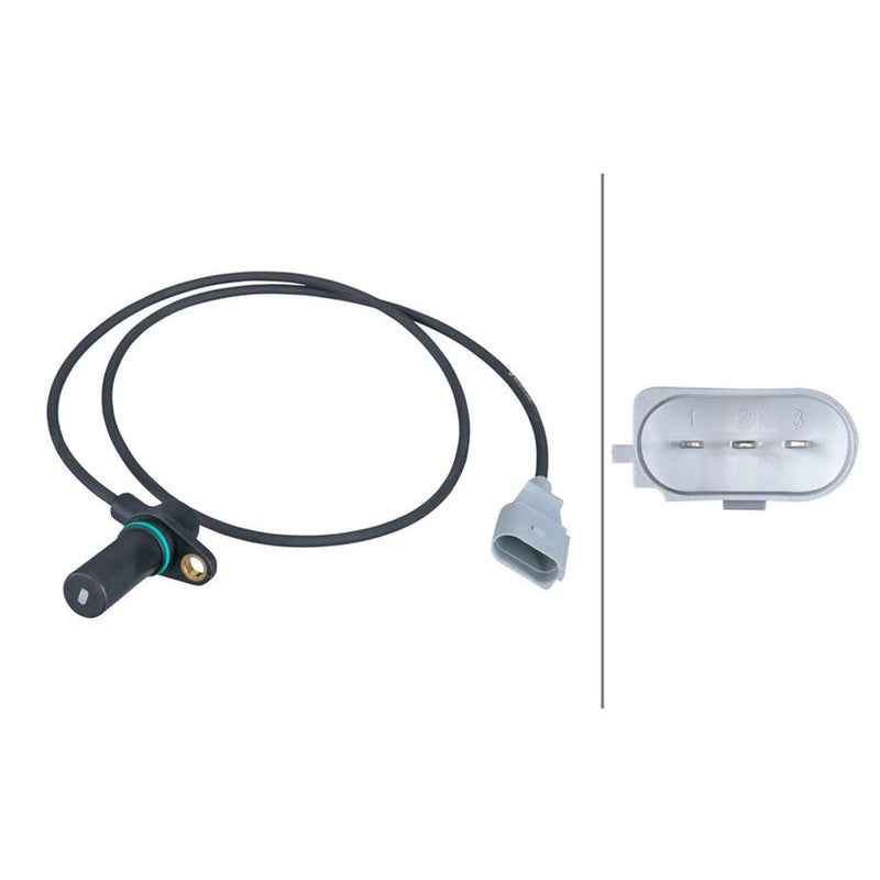 Hella Crankshaft Position Sensor fits Audi A4 B5 2000-2001 1.9