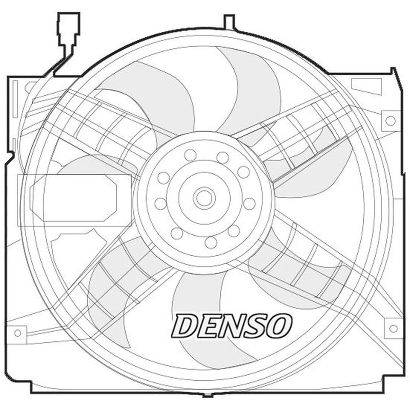 Denso Engine Cooling Fan fits BMW 3 1998-2007