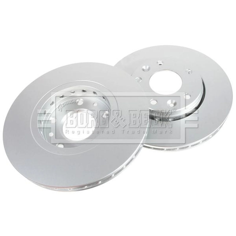 Borg & Beck 2 x Vented Front Brake Discs BBD6351