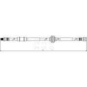 Apec Brake Hydraulic Hose Line Front fits Alfa Romeo 159 2005-2011 2.4 3.2