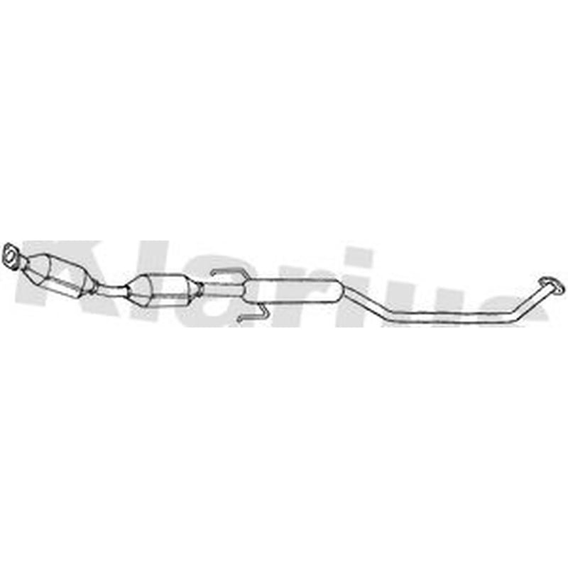 Klarius Catalyst Type Approved With Pipe fits Toyota Corolla 2001-2008 1.4 1.6