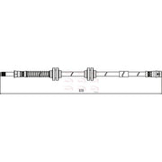 Apec Brake Hydraulic Hose Line Front fits VW Transporter 2003-2015 1.9 2.0 2.5