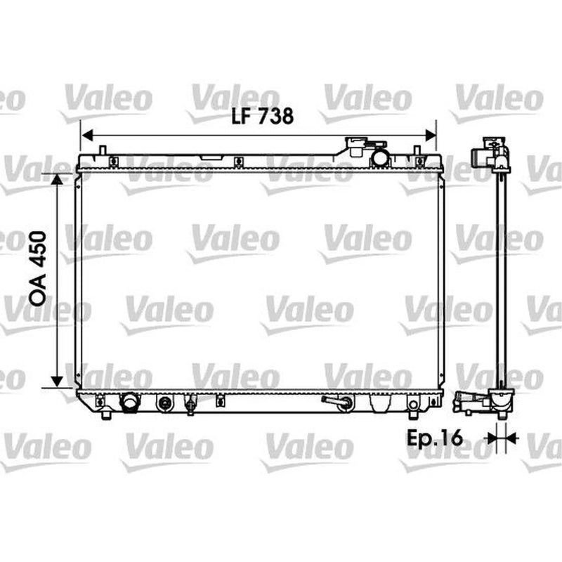 Valeo Engine Radiator 734194