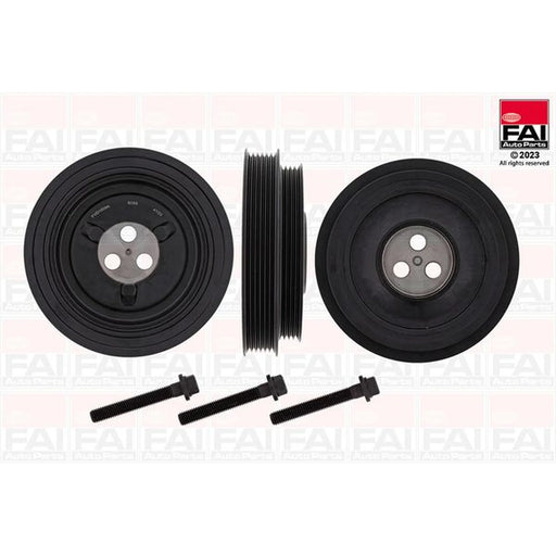 FAI Crankshaft Damper Kit 144mm fits Citroën Relay III 2006-2020 2.2