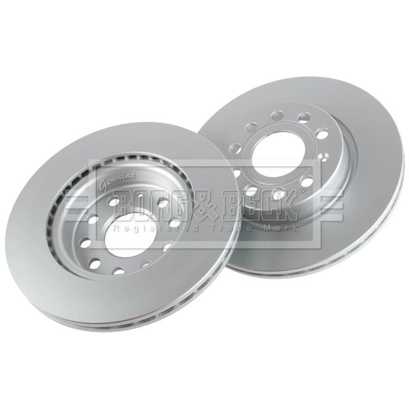 Borg & Beck Front & Rear Brake Discs & Pads fits VW Jetta IV 2010-2017 1.8 2.5