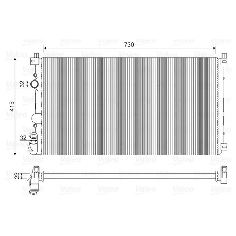 Valeo Engine Radiator 732917