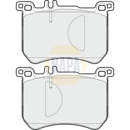 NAPA Front Brake Pad Set NBP1662