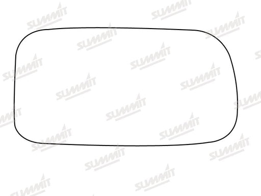 Summit Stick-On Standard Mirror Glass fits Nissan Primera RHS Summit - Bars 4 Cars