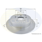 Comline Front & Rear Brake Discs & Pads fits Toyota Celica 1999-2005 1.8