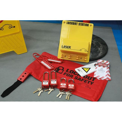 Laser Combined Lockout Station Kit 8153 Laser - Dynamic Drive
