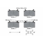 Textar Front Brake Pad Set 2209401