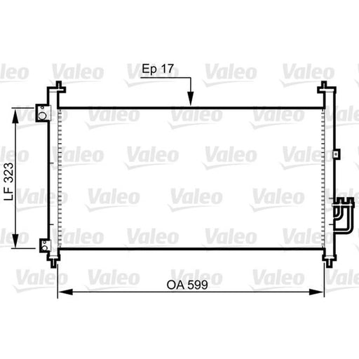 Valeo Air Conditioning Condenser 814333