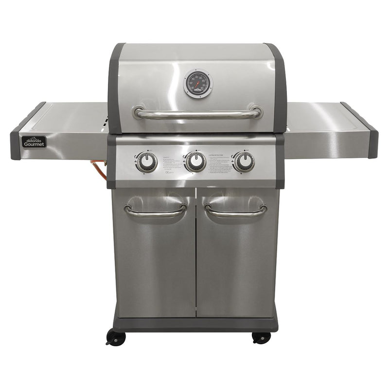 Dellonda 3 Burner Deluxe Gas BBQ Dellonda  - Dynamic Drive