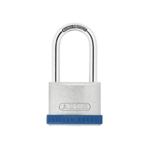 Abus Mechanical 40mm Silver Rock™ 5 Padlock Long Shackle 40mm ABUS Mechanical - Dynamic Drive