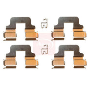 Apec Brake Pad Accessory Fitting Kit Rear fits Abarth 500 2008 on 1.4