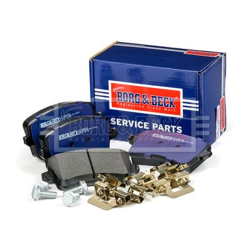 Borg & Beck Front & Rear Brake Discs & Pads fits Audi Q5 2009-2017 2.0