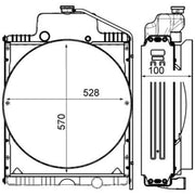 Mahle Engine Radiator