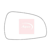 Apec Exterior Wing Mirror Glass Right fits Toyota Avensis 1999-2008