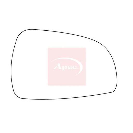 Apec Exterior Wing Mirror Glass Right AMS2802A
