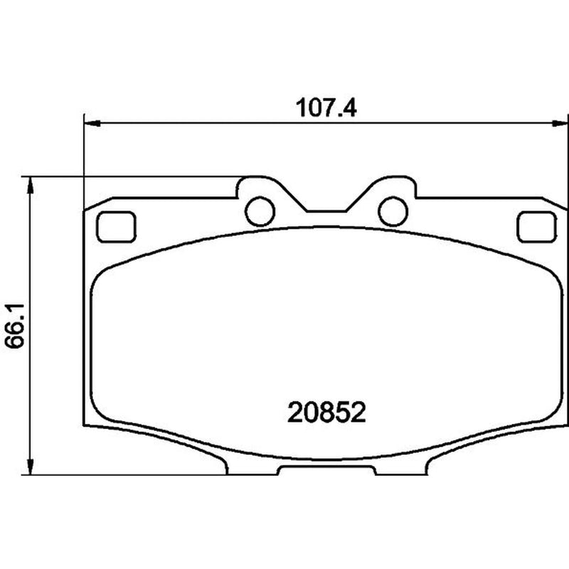 Mintex Front & Rear Brake Discs & Pads fits Toyota Land Cruiser 1985-1996 2.4