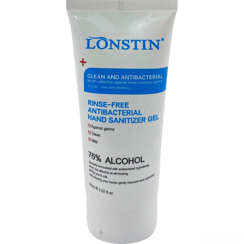 Moisturising Anti Bacterial Hand Gel Sanitizer 75% Alcohol 60Ml Lonstin Cosmetics Ntppe LONSTIN COSMETICS  - Dynamic Drive